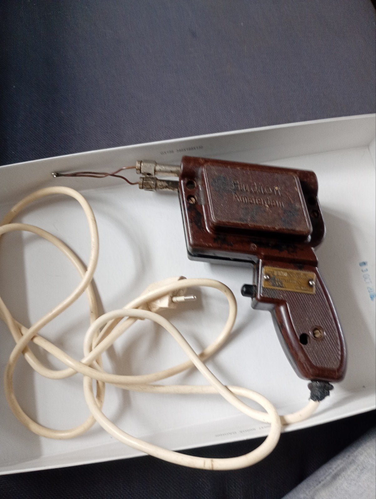 Vintage bakeliet Audion Amsterdam Soldeerpistool Model S-51, Ophalen of Verzenden