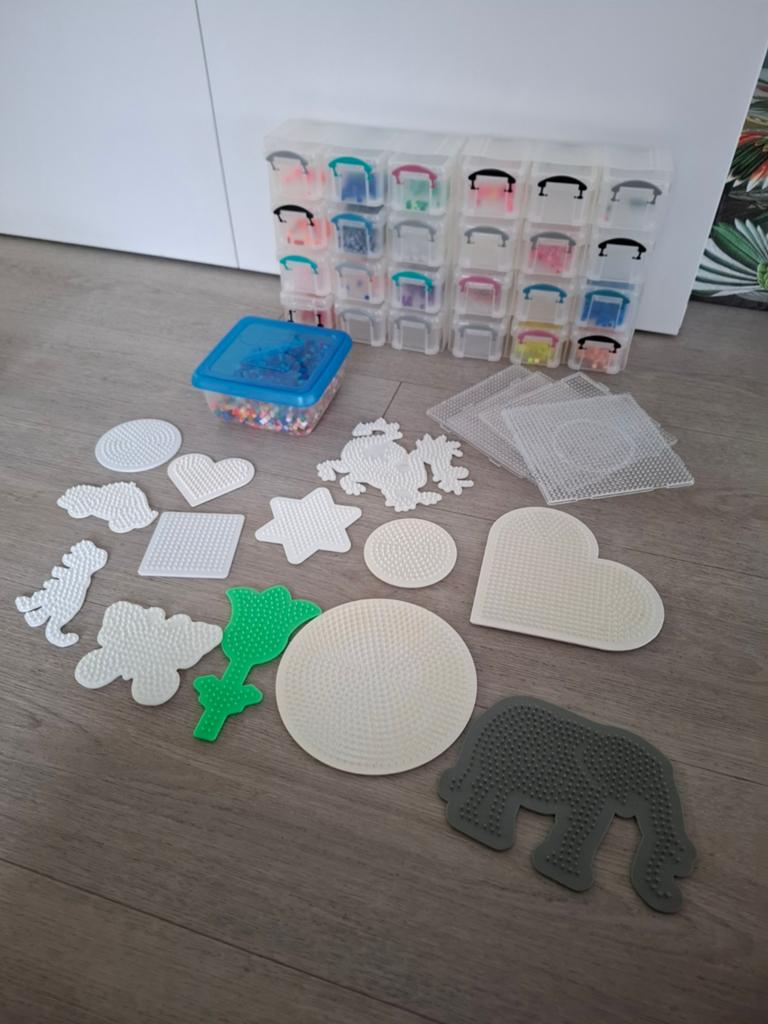 strijkkralen met diverse plaatjes, Ophalen