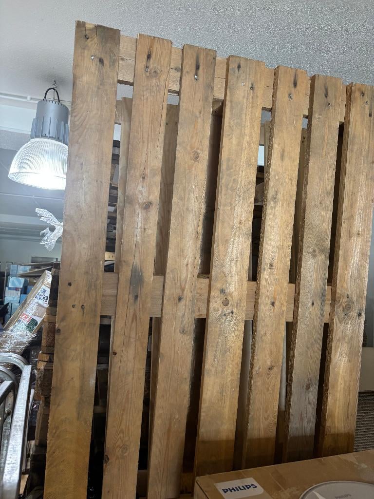 15 euro pallets af te halen in Utrecht, Ophalen, Zo goed als nieuw, 50 mm of meer, Pallet