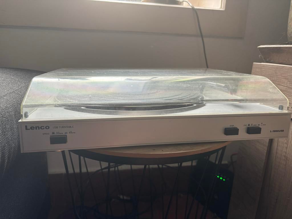 Lenco USB Platenspeler L-3866USB, Audio, Tv en Foto, Platenspelers, Overige merken, Ophalen of Verzenden, Zo goed als nieuw, USB-aansluiting