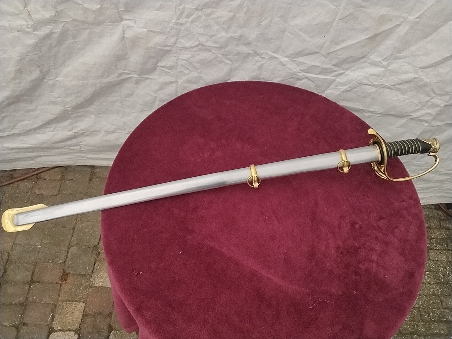 Replica CSA Sabel 1860 - Amerikaanse Burgeroorlog, Ophalen of Verzenden, Overige soorten, Amerika, Zwaard of Sabel