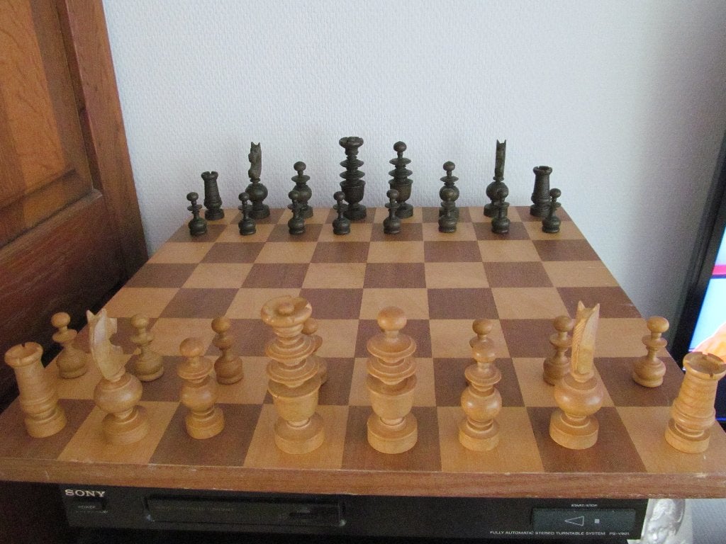 Frans Regence schaakspel ca 1900 -1920, Een of twee spelers, Ophalen, Gebruikt