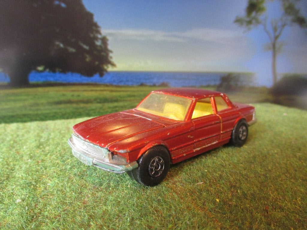 1/40 Mercedes Benz W107 450 SLC Matchbox SuperKings, Hobby en Vrije tijd, Ophalen of Verzenden, Gebruikt, Auto, Matchbox