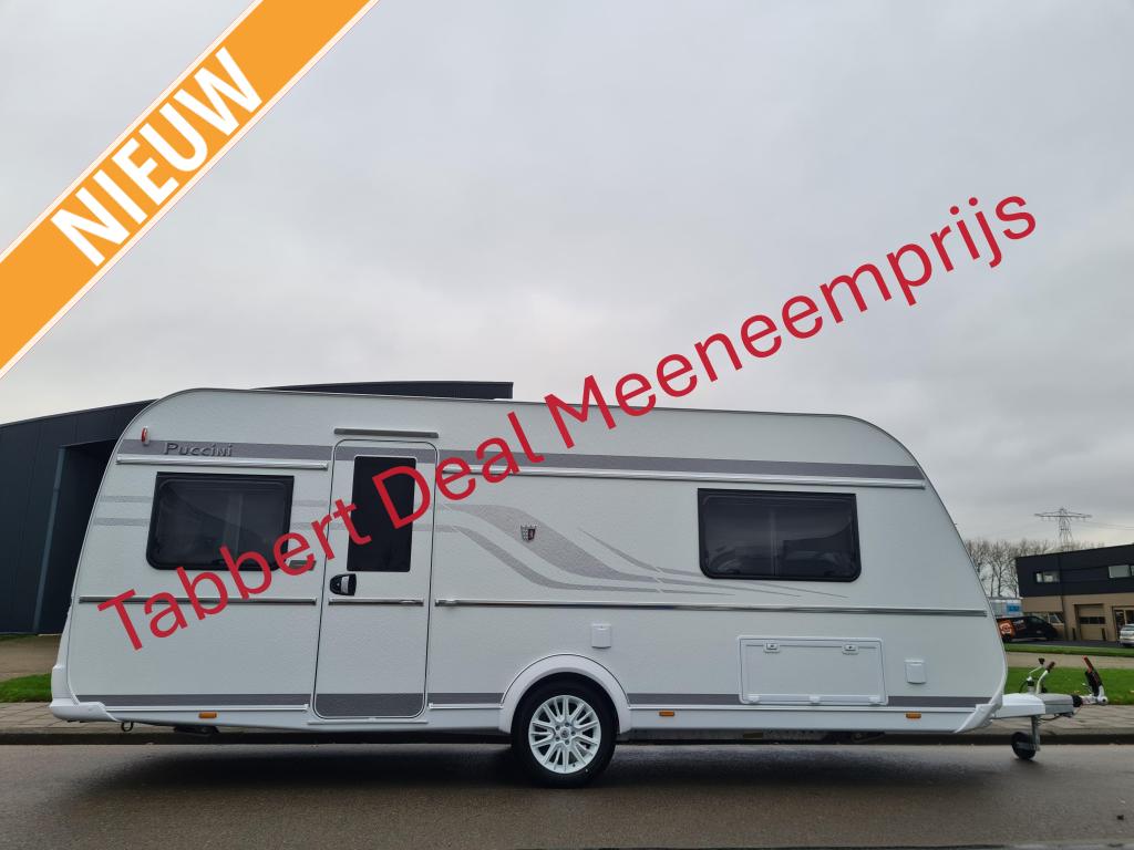 Tabbert Puccini 550 E Meeneemprijs, Caravans en Kamperen, Caravans, Rondzit, Tabbert, Bedrijf, 6 tot 7 meter