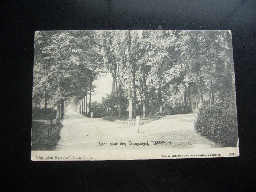 MIDDELBURG  =  LAAN NAAR DEN TRAMSINGEL  BRIEFKAART, Ophalen of Verzenden, Voor 1920, Ongelopen, Zeeland