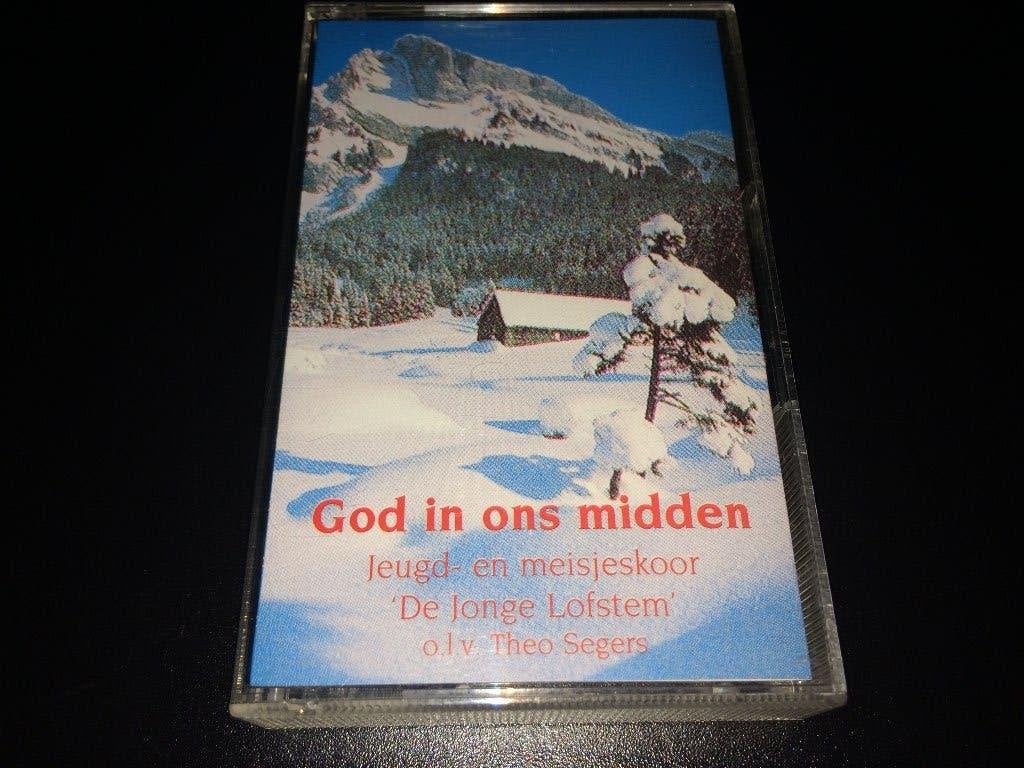De Jonge Lofstem koor / Theo Segers | God in ons midden (MC), Gebruikt, 1 bandje, Ophalen of Verzenden, Origineel