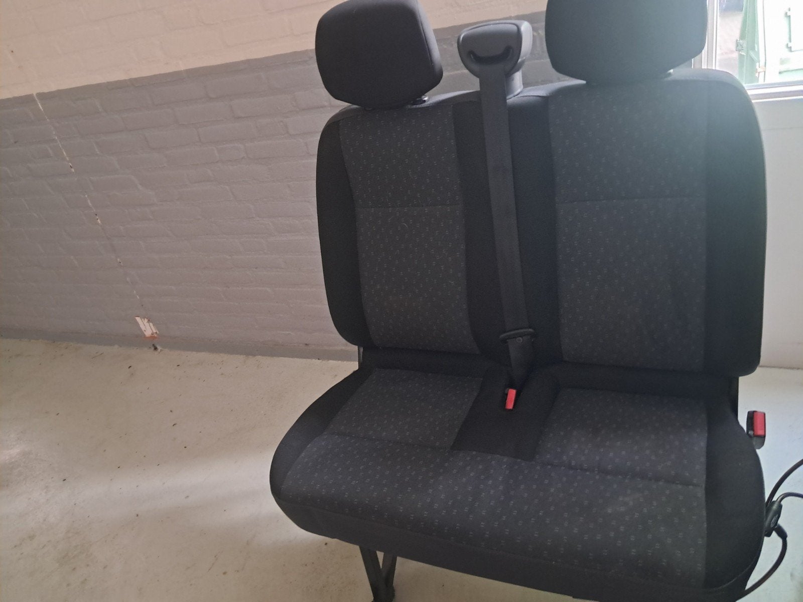 Bestelwagen bankje 2-persoons met gordel, Auto-onderdelen, Ophalen of Verzenden, Gebruikt, Universele onderdelen