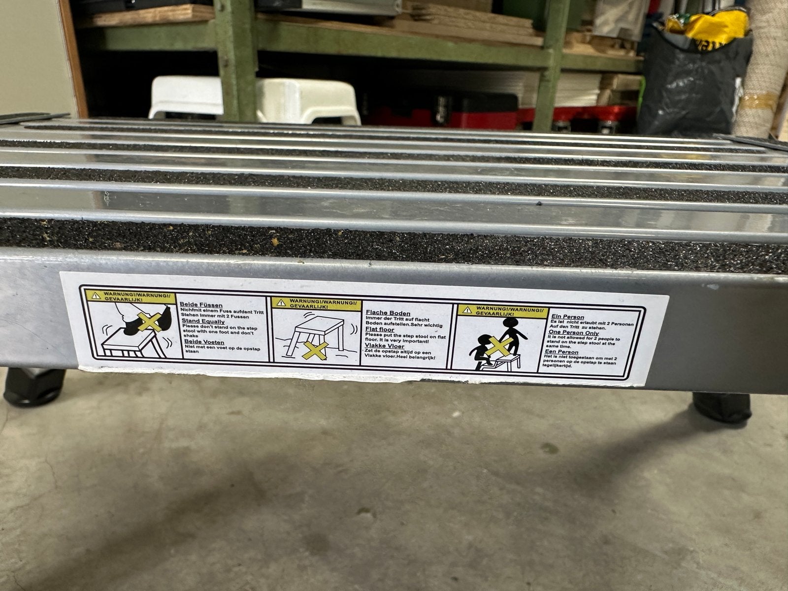 Zgan Opvouwbare aluminium opstap - Handig en compact, Ophalen, Gebruikt