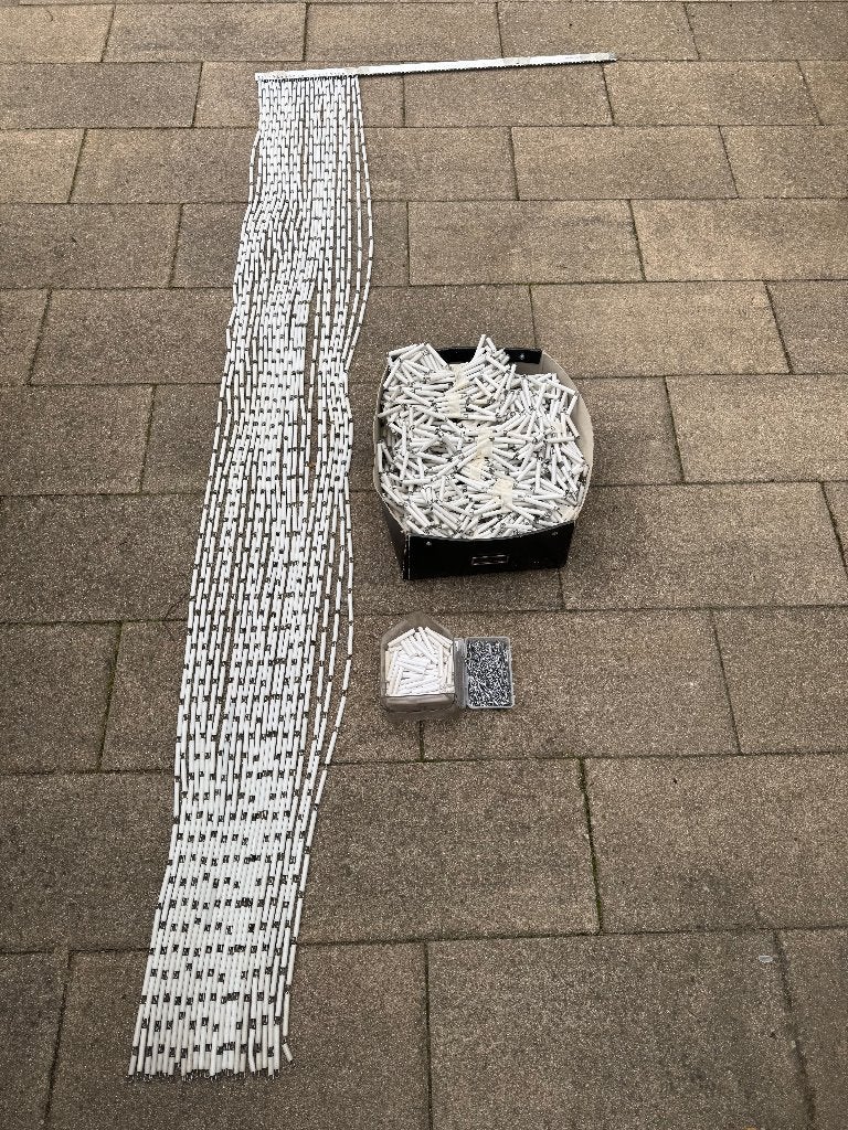 Vliegengordijn, merk Torresol, Ophalen, Kunststof, Gebruikt, 80 tot 100 cm