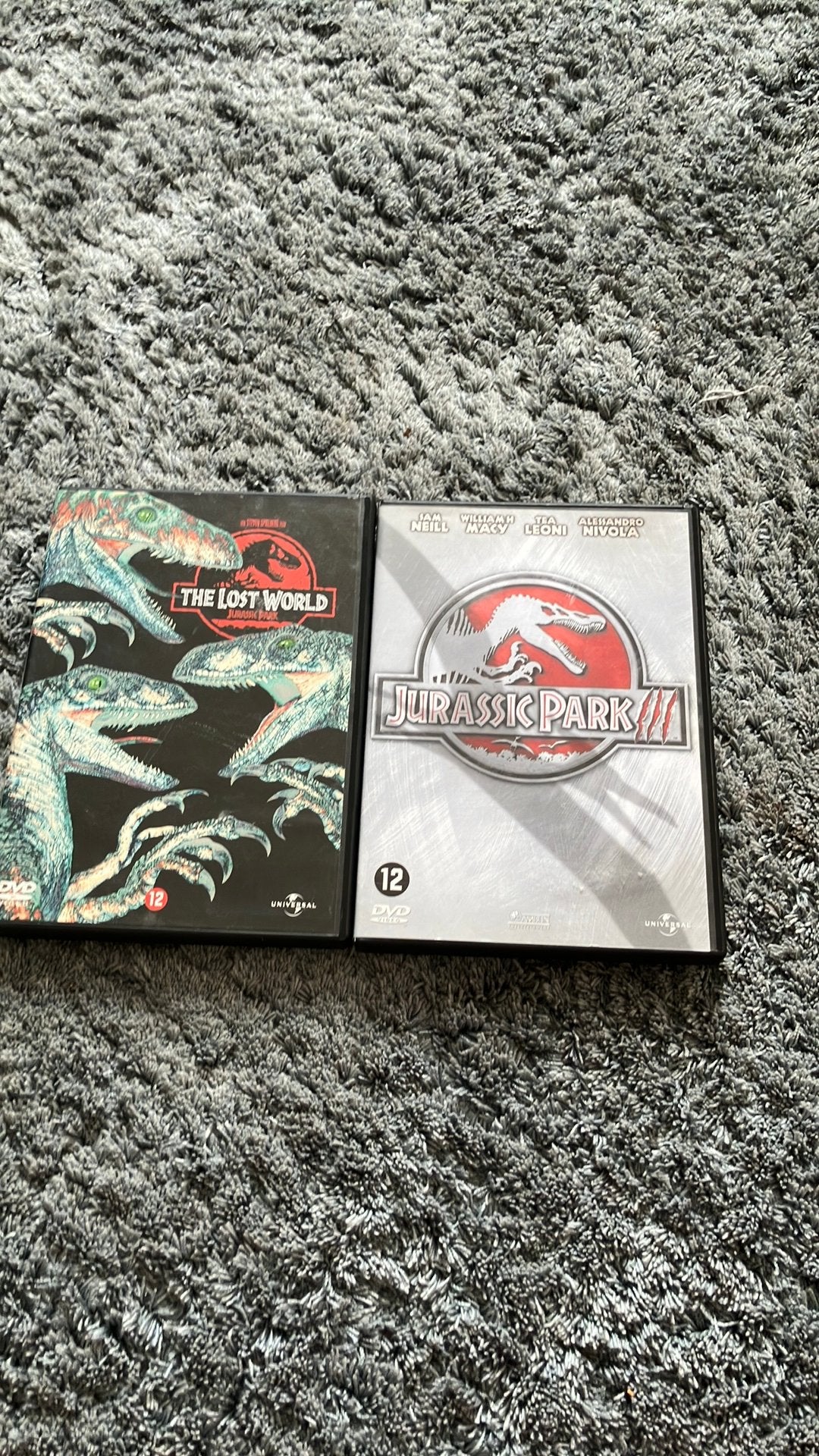 2 Jurassic Park DVD’s, Vanaf 12 jaar, Ophalen, Zo goed als nieuw