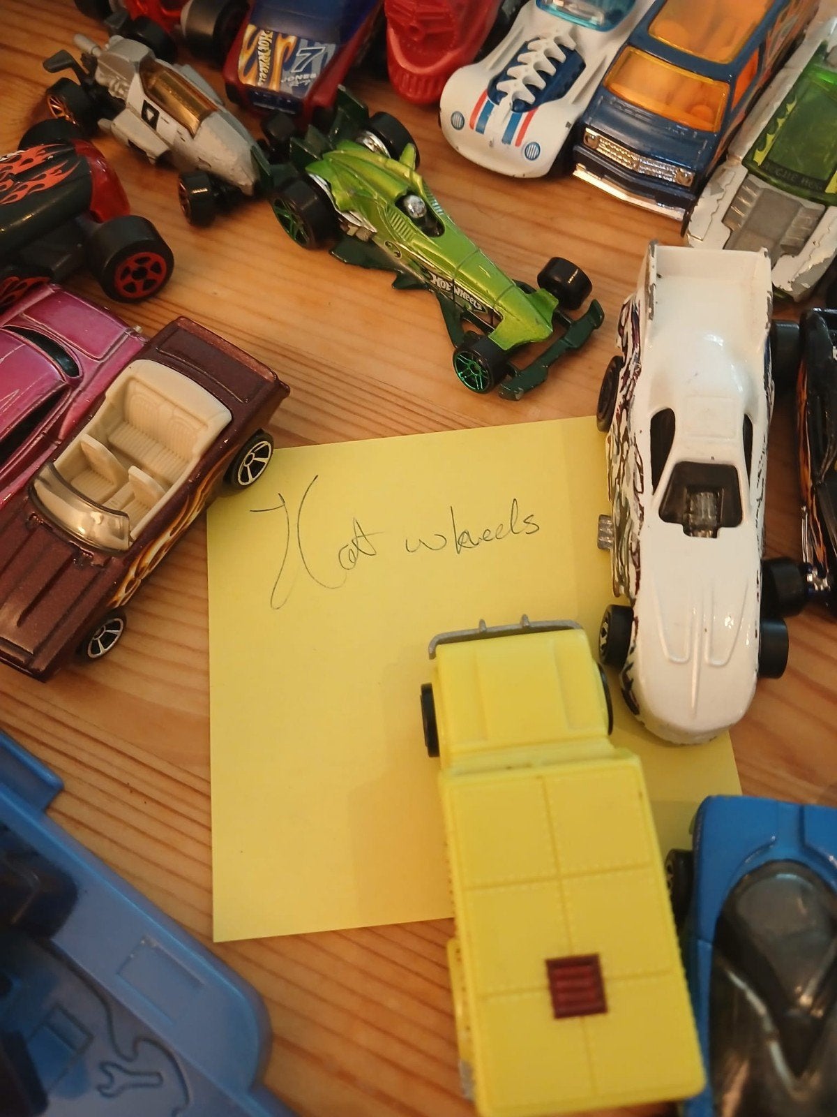 Grote partij Hot Wheels auto's - gebruikt, Ophalen of Verzenden, Gebruikt