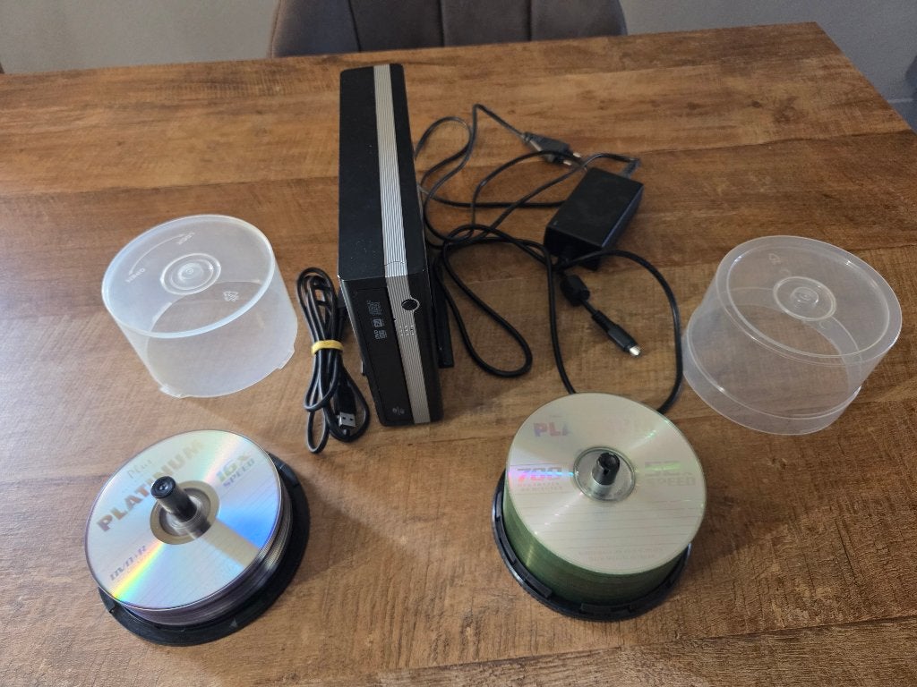 Samsung Externe DVD Writer SE-S184 met schijven., Ophalen, Gebruikt, Dvd, MacOS
