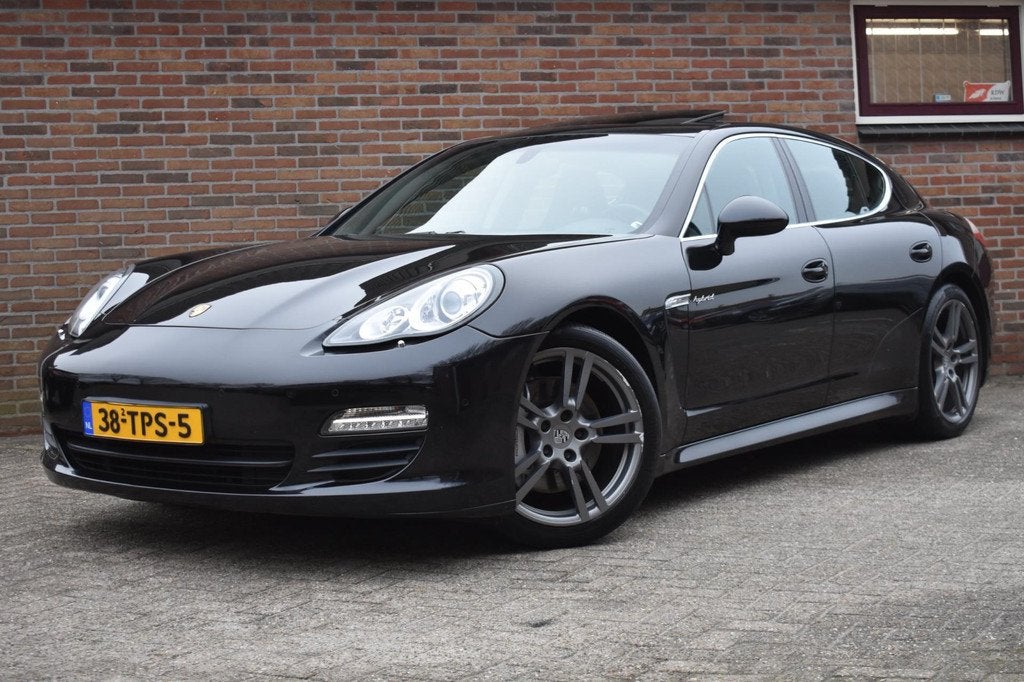 Porsche Panamera 3.0 S Hybrid '11 Xenon Leder Clima Navi Cru, Auto's, Porsche, Automaat, Euro 5, Achterwielaandrijving, Gebruikt