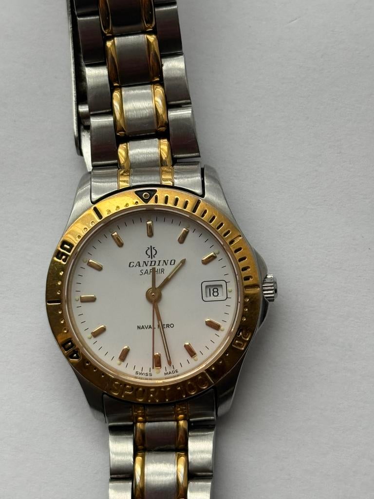 Vintage Candino dameshorloge Swiss Quartz, Ophalen of Verzenden