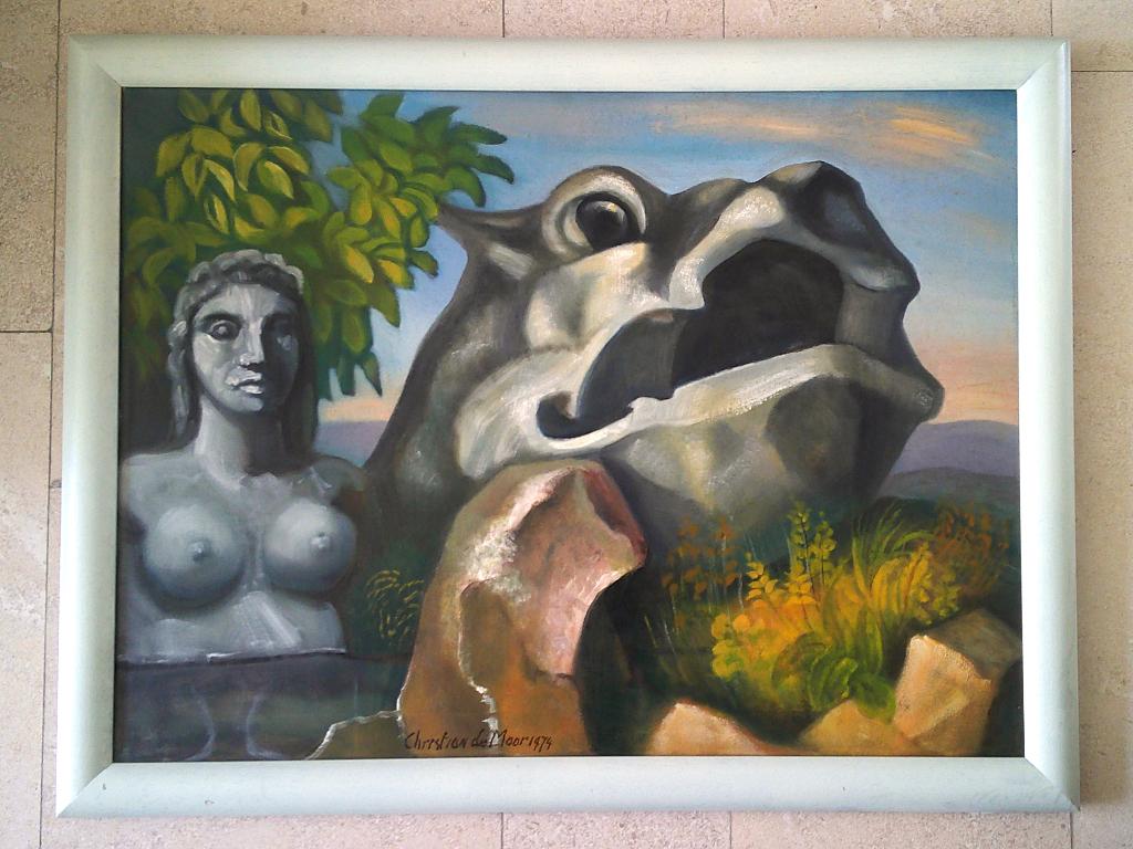 2) - De tuinen van Bormazo '74 - Christian de Moor 1899-1981, Antiek en Kunst, Ophalen of Verzenden