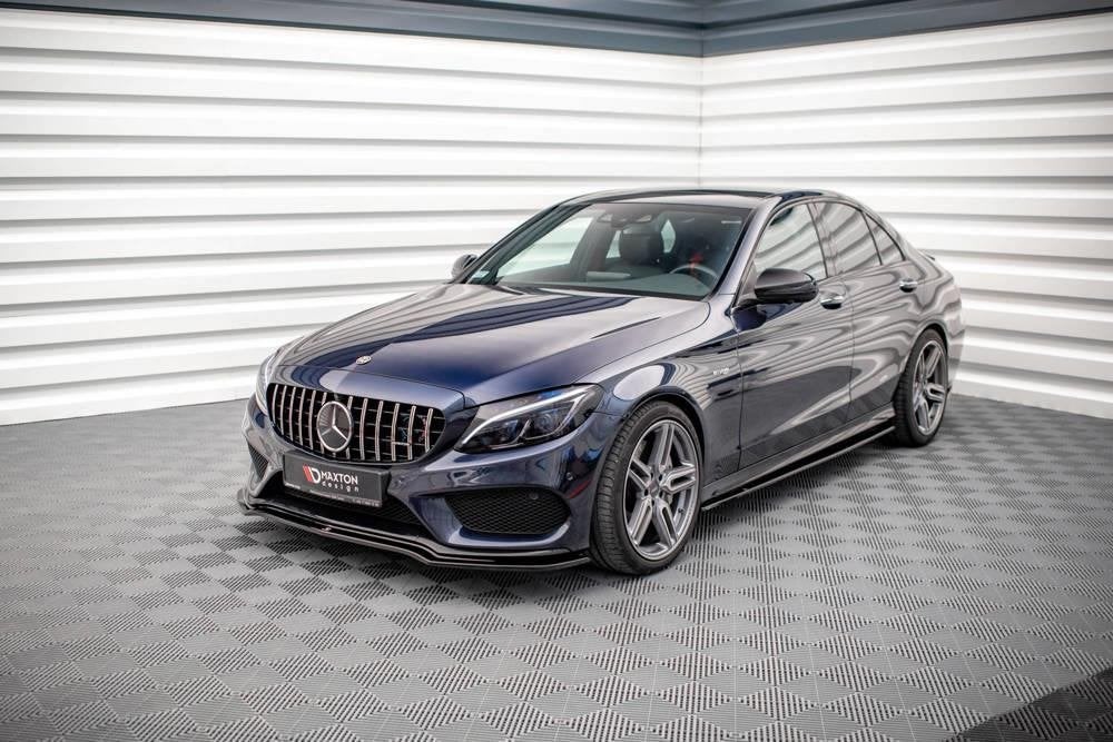 Maxton Design Spoiler Lip Splitter Voor Mercedes C43 AMG, Verzenden, Automotive Parts, A.parts@hotmail.nl, Trasmolenlaan 12 3447 GZ Woerden