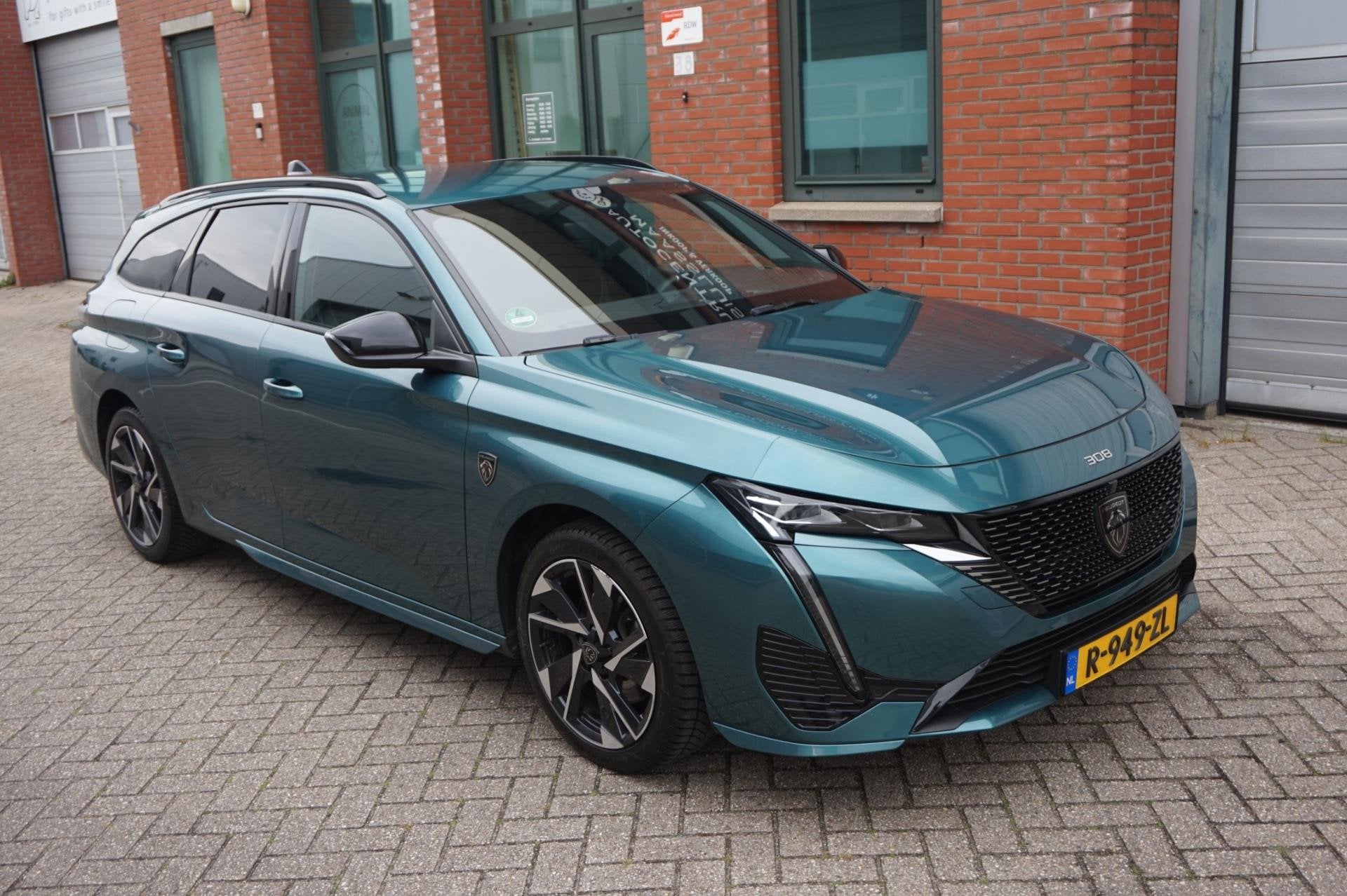 Peugeot 308 SW 1.2 PureTech GT Pack Business Massage, Memory, Auto's, Gebruikt, 1199 cc, Blauw, Leder en Stof