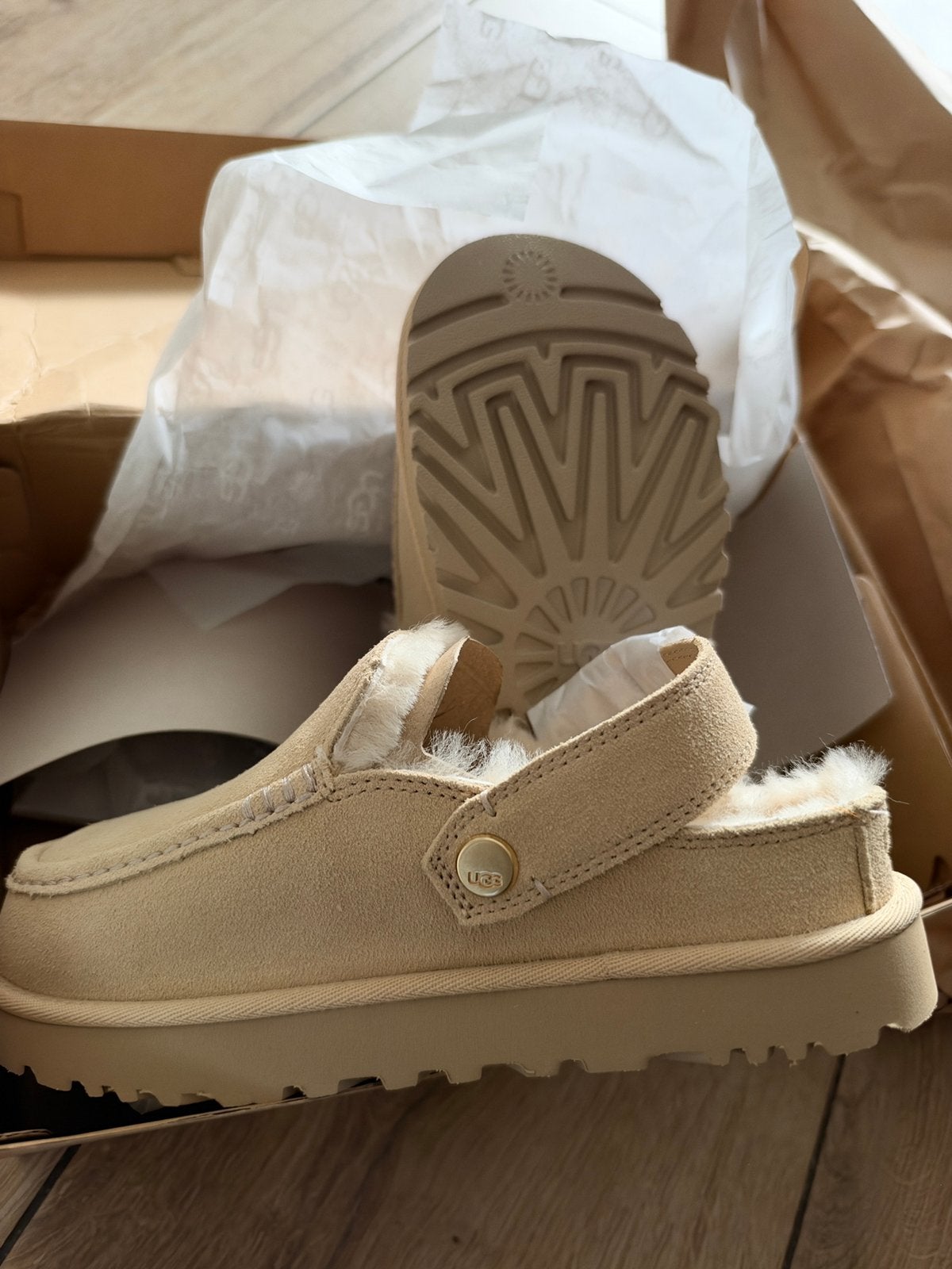 UGG Goldenstar Evelina Clog – Maat 36 – Nieuw in doos, Ophalen, Nieuw, Overige kleuren
