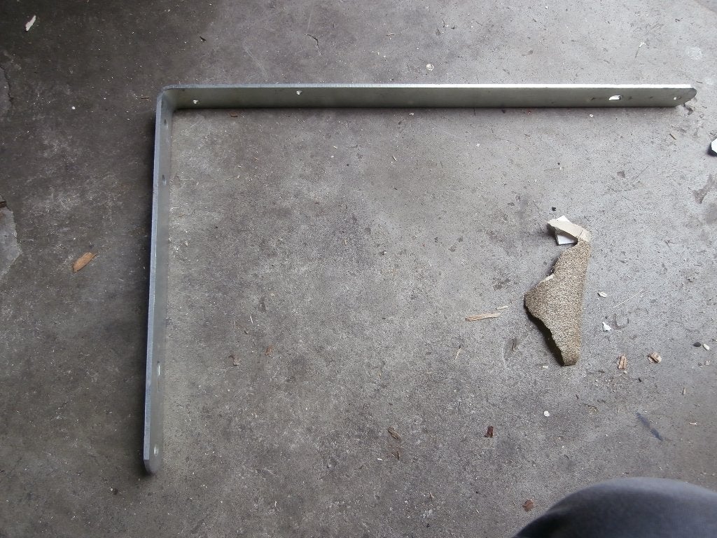 Hoeksteun ijzer ijzeren steun Galva industriedrager niet geb, Ophalen of Verzenden, Zo goed als nieuw, 250 mm of meer, Overige typen