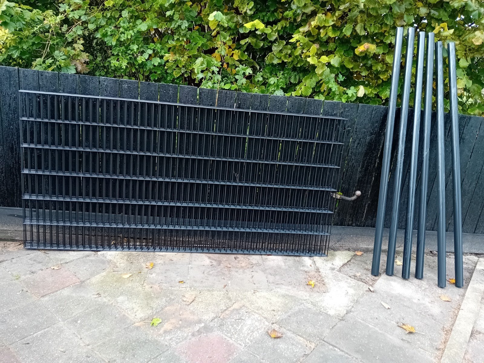 Tuin hek/afscheiding, Ophalen, Nieuw, IJzer, Dubbelstaafmat hekwerk