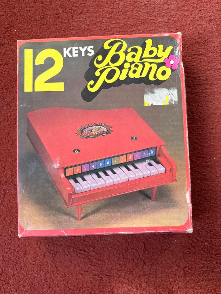 Vintage retro 12 Keys Baby Piano, Ophalen, Gebruikt, Overige typen