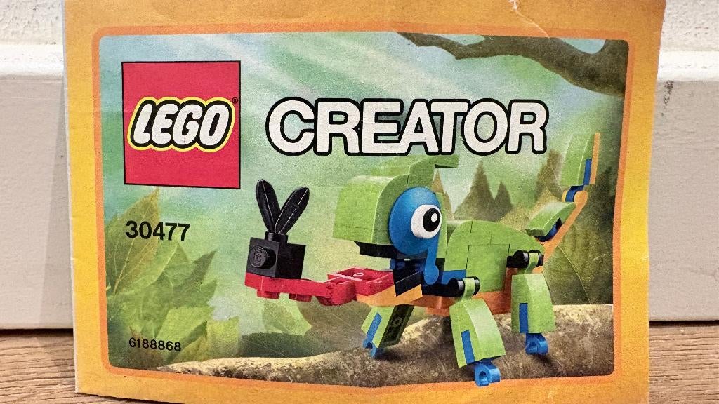 LEGO Creator 30477 - Polybag Kameleon, Lego, Ophalen of Verzenden, Zo goed als nieuw, Compleet