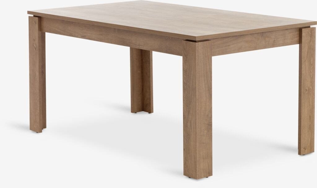 [MOET WEG] Eettafel 160x90 Jysk, Ophalen, Gebruikt, 50 tot 100 cm, 150 tot 200 cm