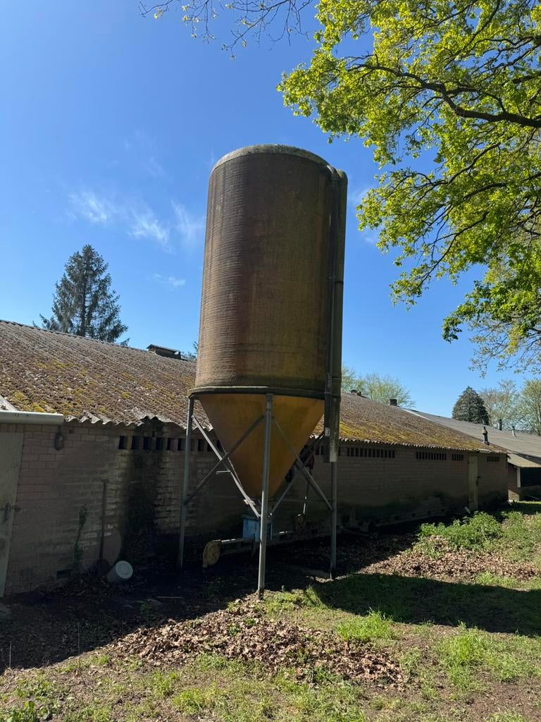 Voersilo voer silo polyester gebruikt, Ophalen of Verzenden, Vee