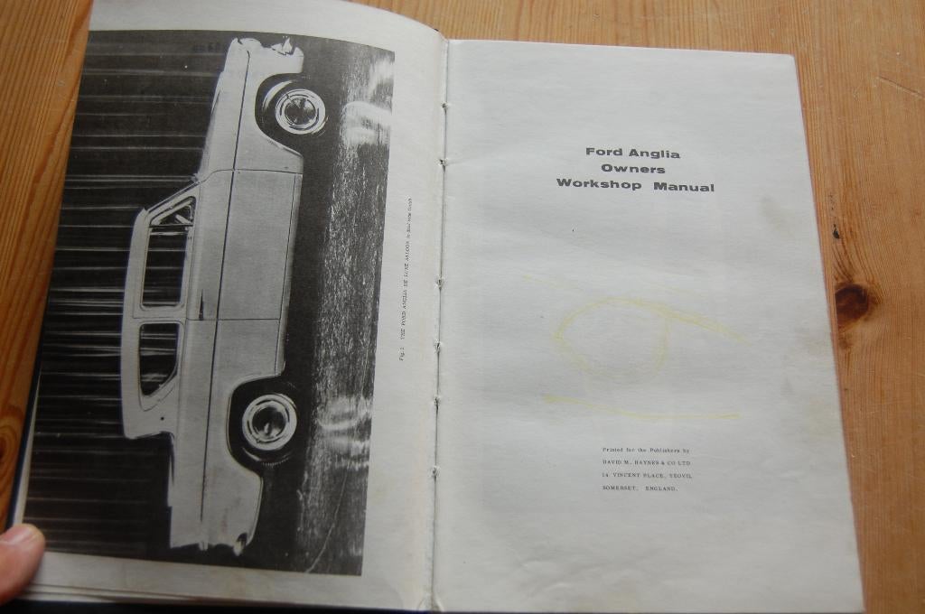 Ford Anglia Owners Workshop Manual, Auto diversen, Ophalen of Verzenden