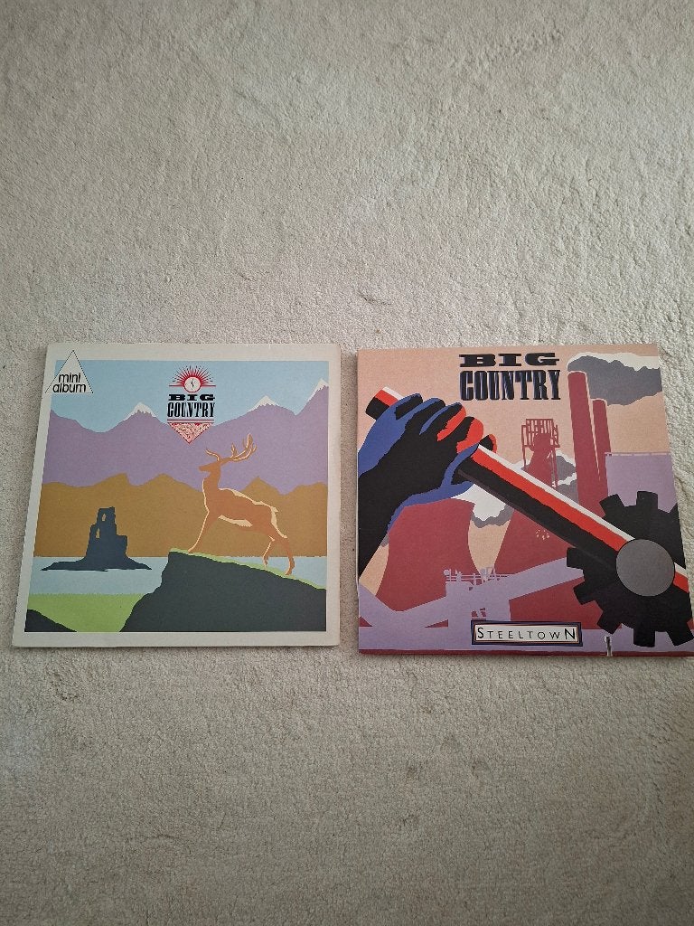 2 Lp's  van Big Country - Steeldown en Big Country, Ophalen of Verzenden, Gebruikt, 12 inch, Poprock