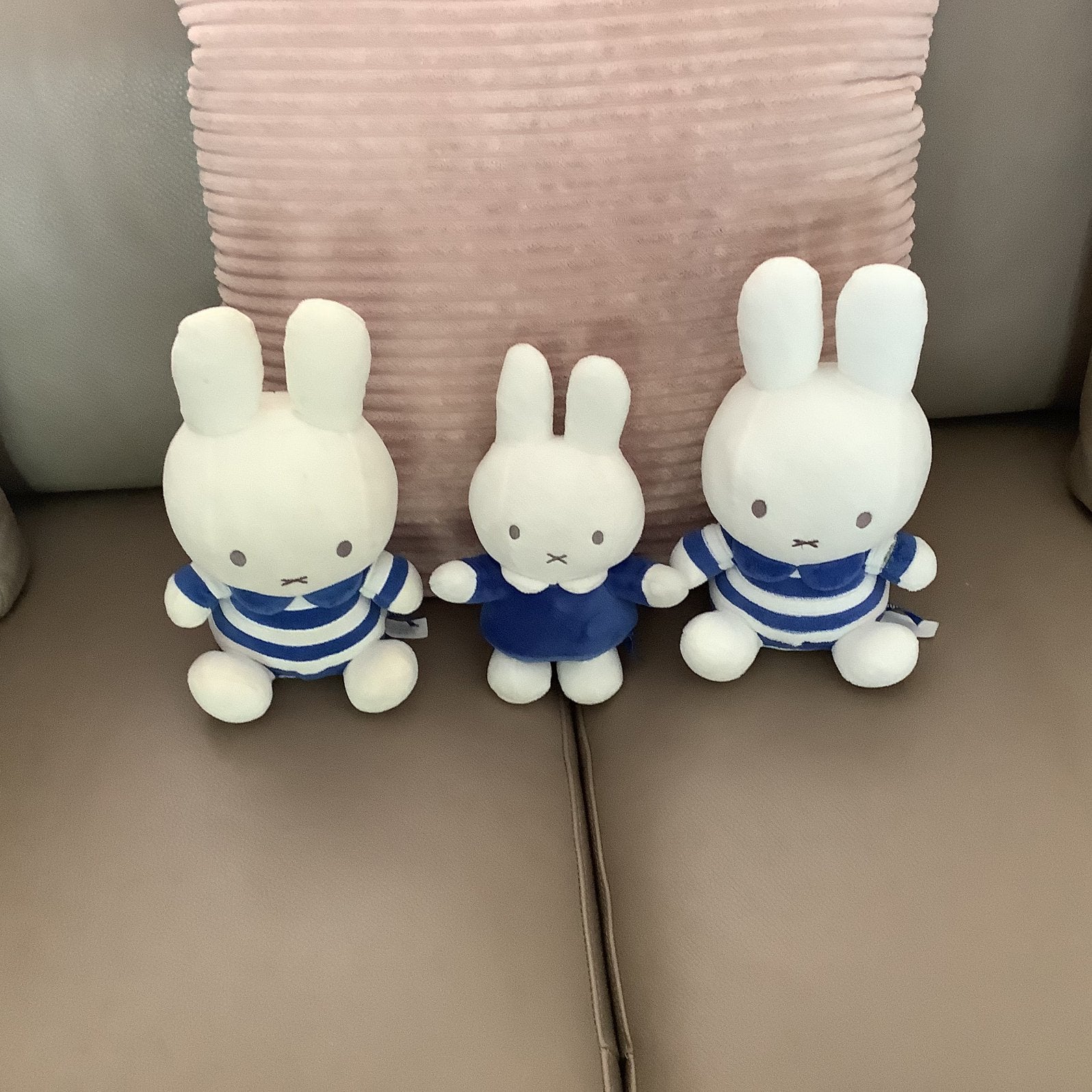 3 x Nijntje Knuffels., Ophalen of Verzenden, Zo goed als nieuw, Blauw, Konijn