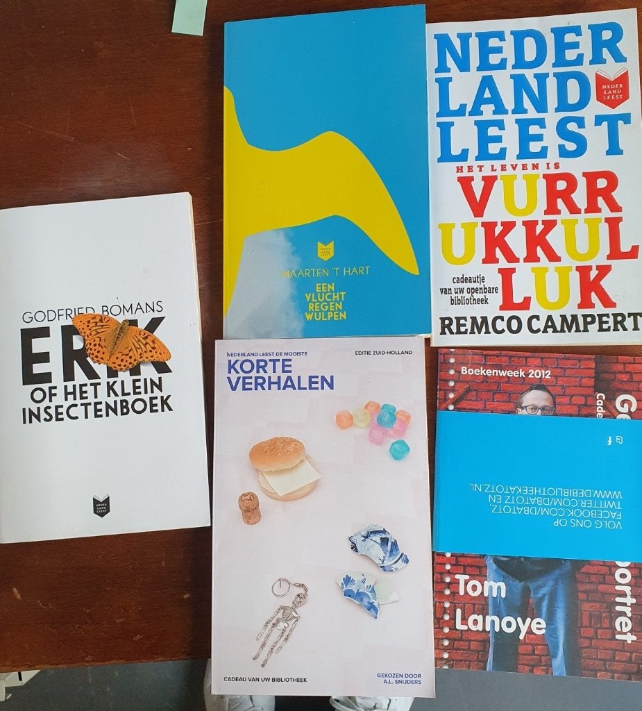 5x boekenweek geschenken, Ophalen of Verzenden, Zo goed als nieuw