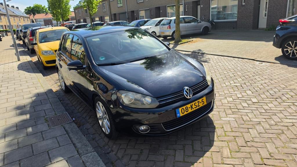 Volkswagen Golf 1.4 TSI 90KW DSG 2010 Zwart, 4 cilinders, Alcantara, Origineel Nederlands, 650 kg