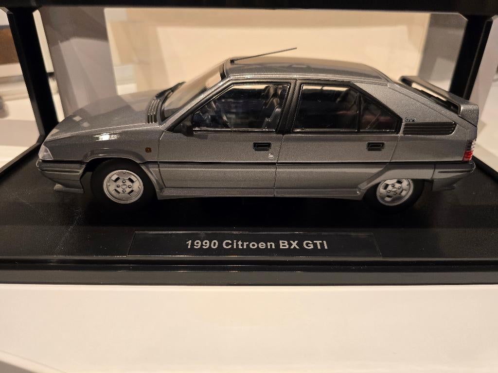 1990 Citroen BX GTI silver metallic 1/18, Hobby en Vrije tijd, Modelauto's | 1:18, Ophalen of Verzenden, Nieuw, Auto, Overige merken