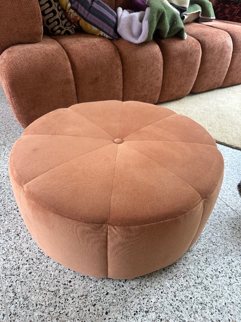 Poef / hocker Sissyboy, Huis en Inrichting, Ophalen, Rond, Minder dan 50 cm, Zo goed als nieuw
