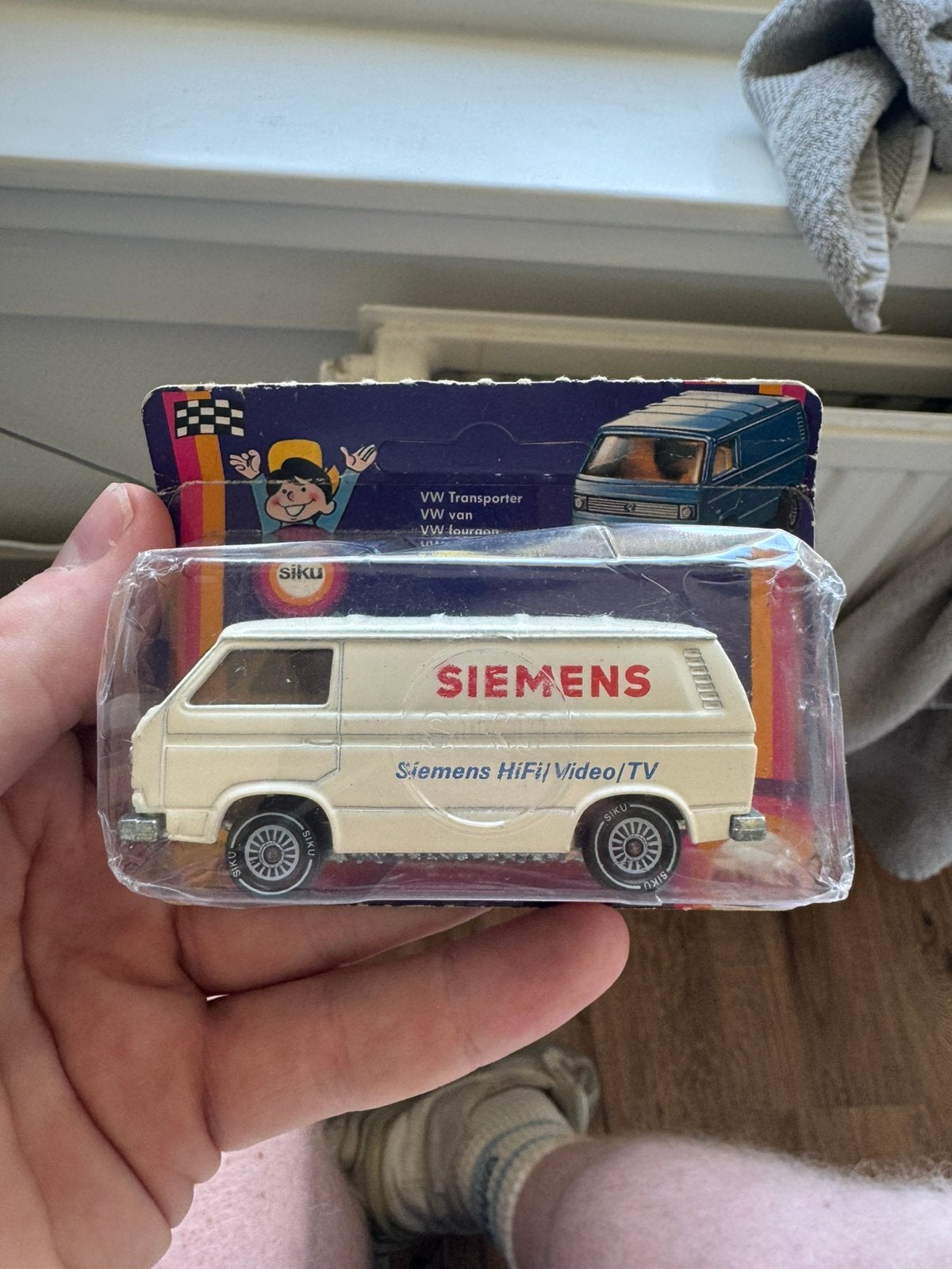Siku Siemens Volkswagen Transporter T3 1331, Ophalen of Verzenden, Zo goed als nieuw, Auto, SIKU