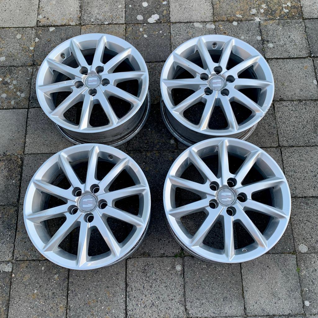 Set van 4 Seat Ibiza velgen 5x100 - 15 inch - Ronal, Auto-onderdelen, Banden en Velgen, Ophalen, Gebruikt, 15 inch, Velg(en)