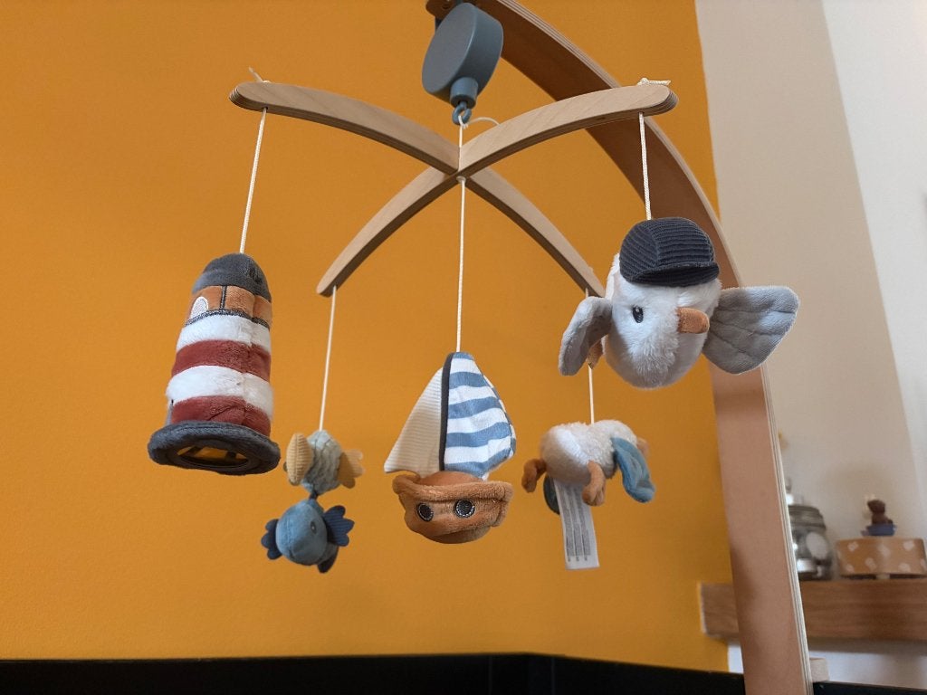Little Dutch muziekmobiel Sailors Bay, Ophalen, Zo goed als nieuw, Mobiel, Met geluid
