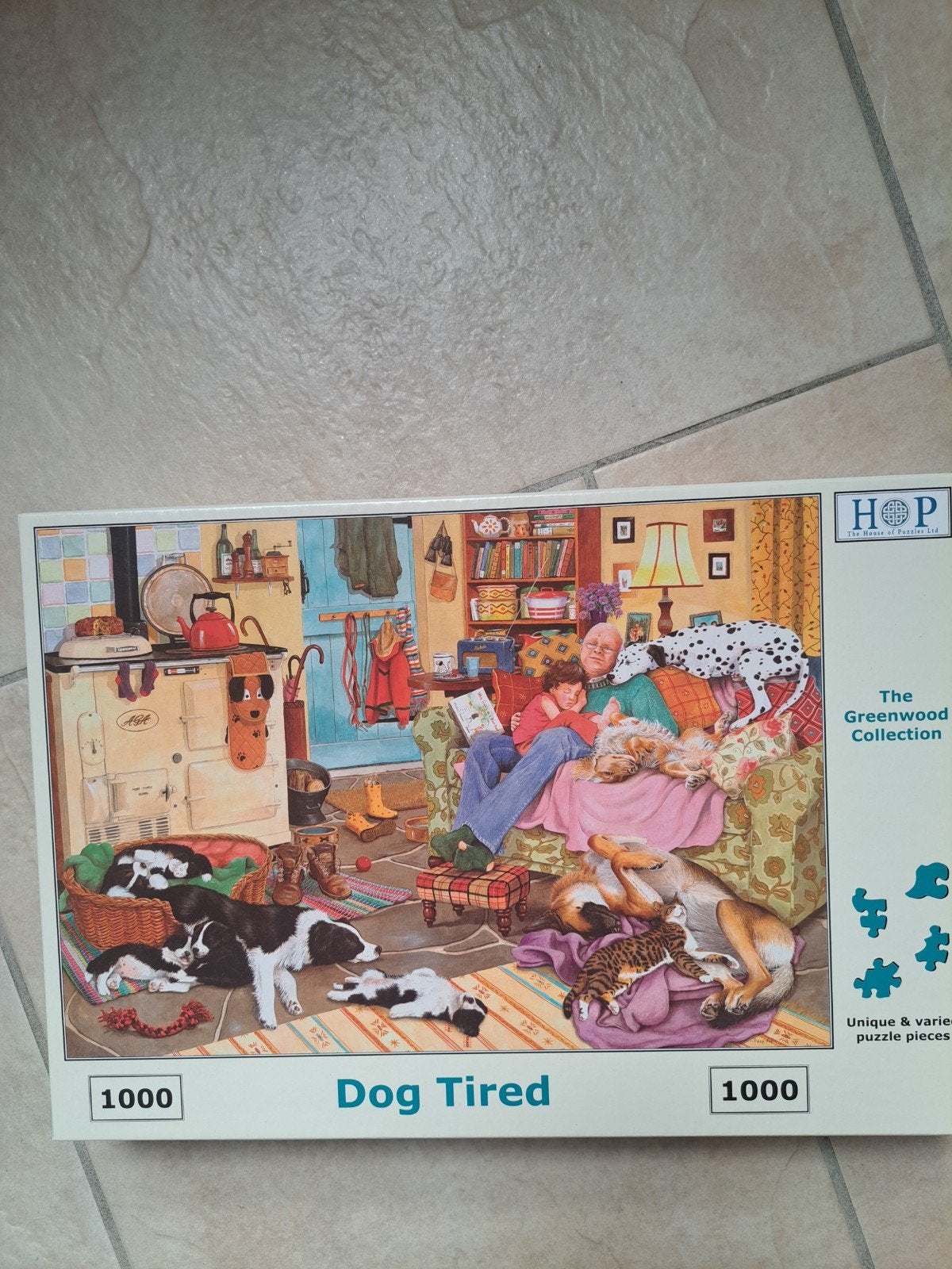 hop puzzel, Hobby en Vrije tijd, Ophalen of Verzenden, 500 t/m 1500 stukjes, Zo goed als nieuw
