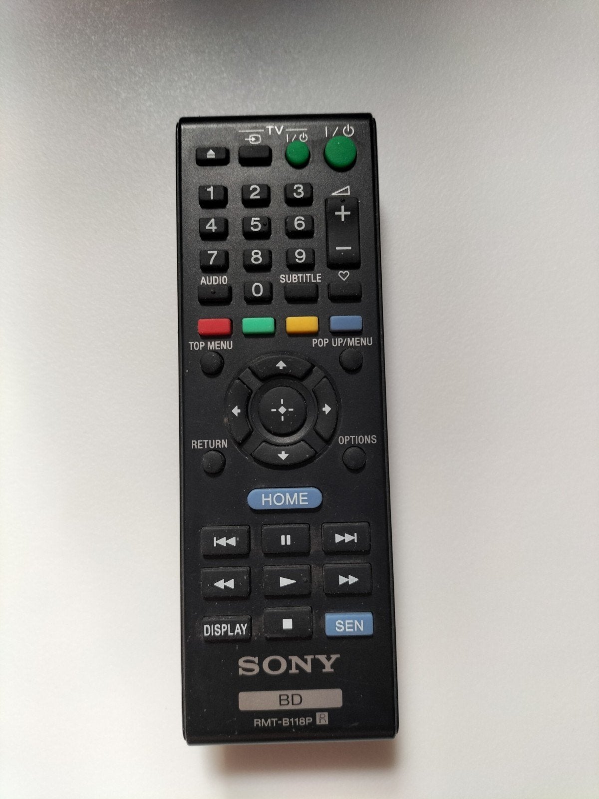 Sony RMT-B118P Blu-ray Afstandsbediening (ook RMT-B119P), Ophalen of Verzenden
