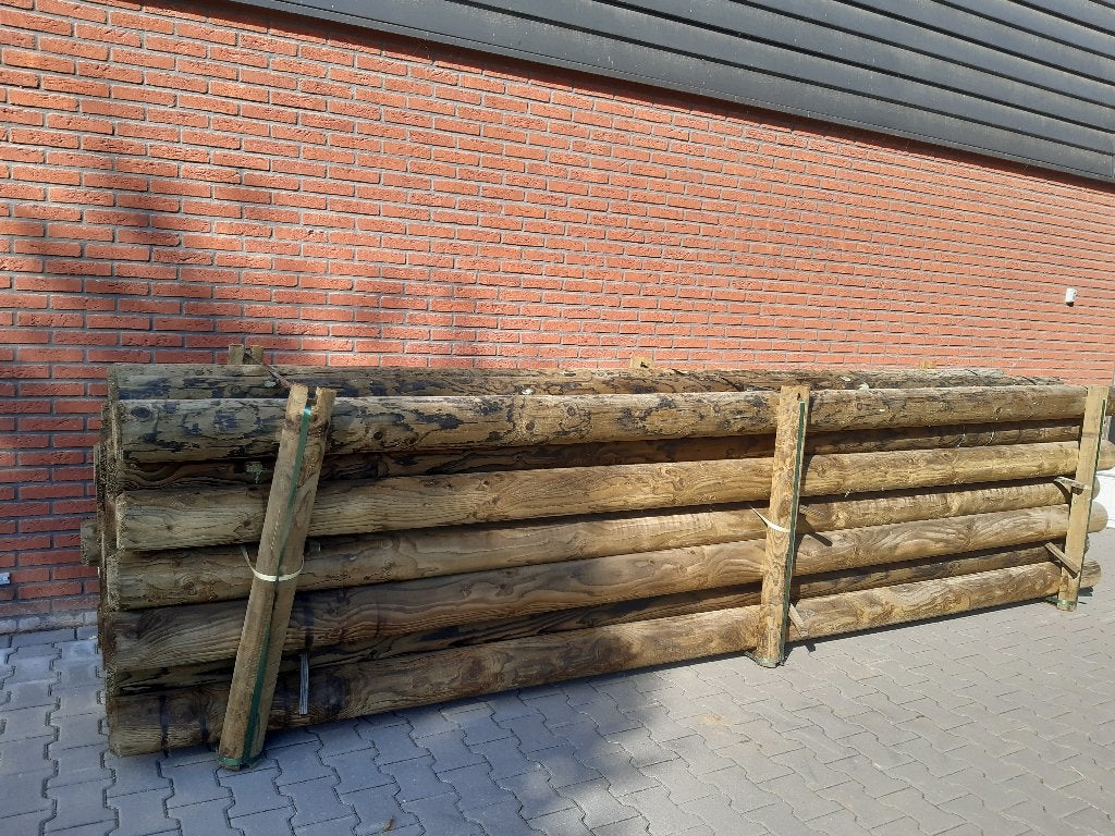 Geimpregneerd gefreesde tuinhout palen 350 cm lang 18 cm dik, Tuin en Terras, Ophalen, Nieuw, 250 cm of meer, Palen