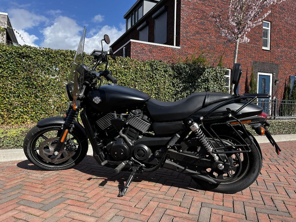 Harley-Davidson Street 750 Chopper – Mat Zwart, Motoren, Motoren | Harley-Davidson, Particulier, Chopper, Ophalen
