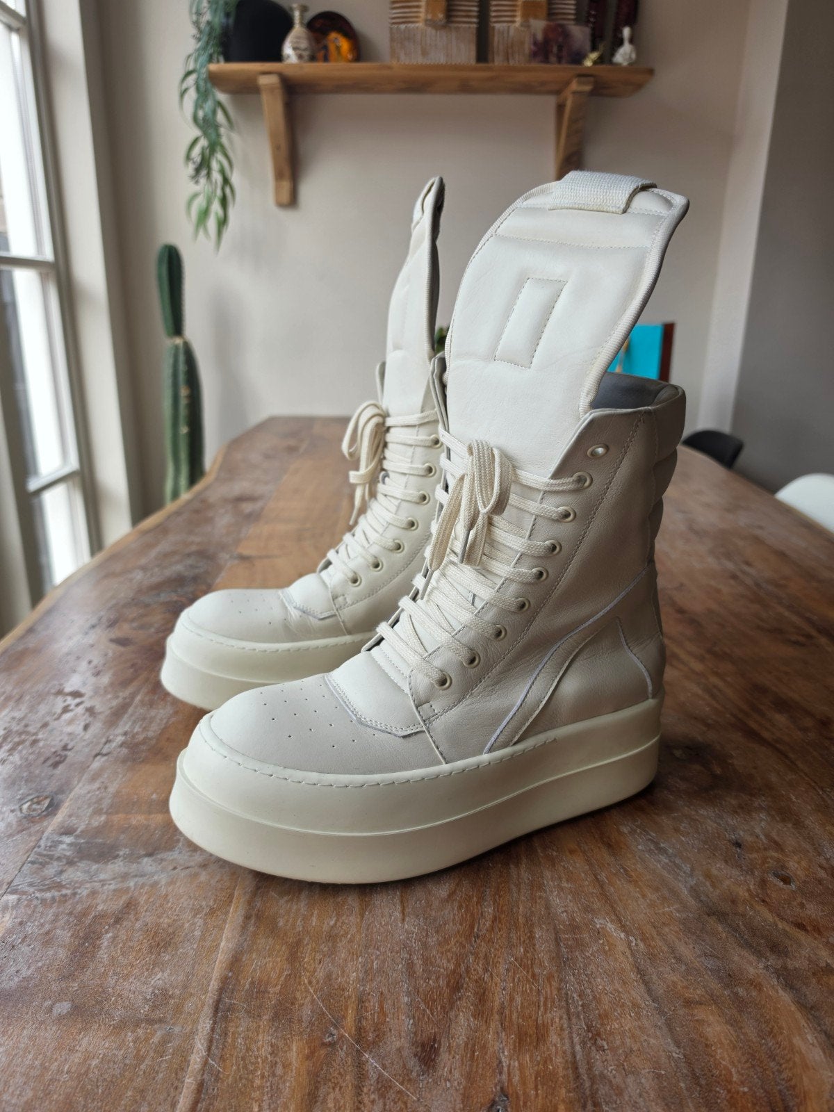 Rick Owens Mega Bumper Sneaker - Maat 44 - Nieuwstaat, Kleding | Heren, Wit, Nieuw, Rick Owens, Ophalen of Verzenden