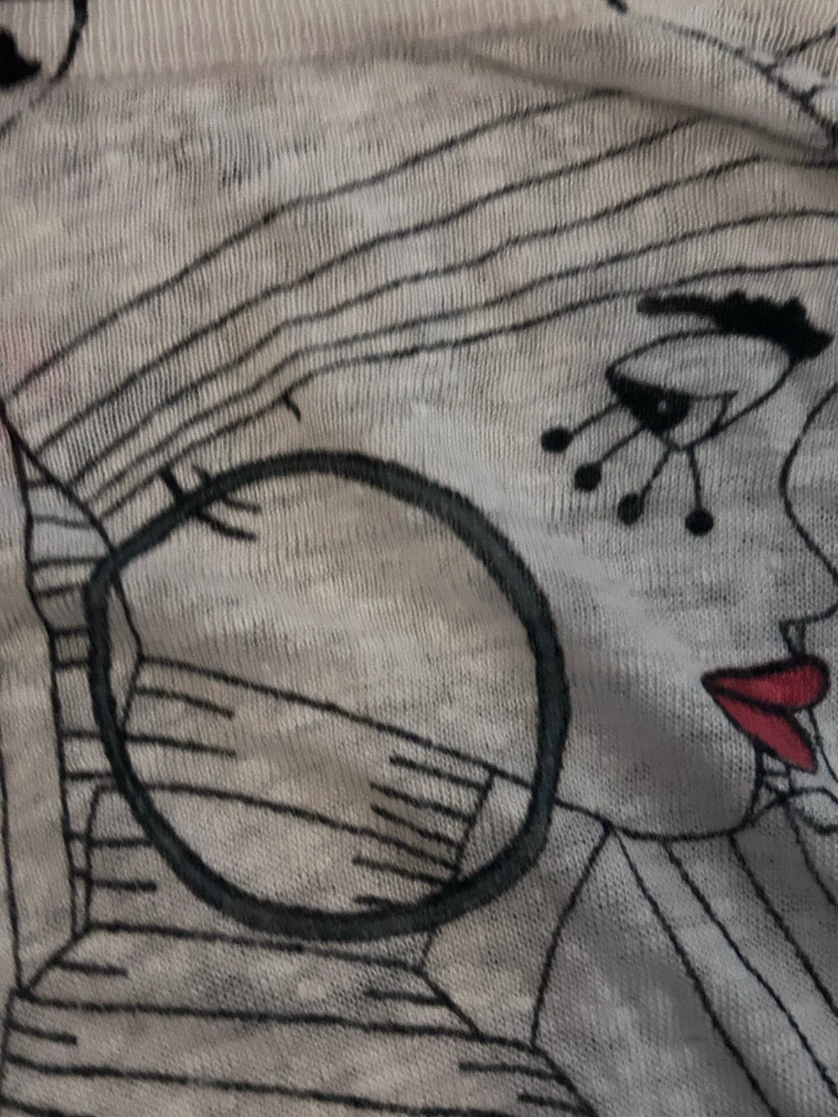 Bimba y Lola trui met print - Maat S, Kleding | Dames, Ophalen, Wit, Zo goed als nieuw, Lange mouw