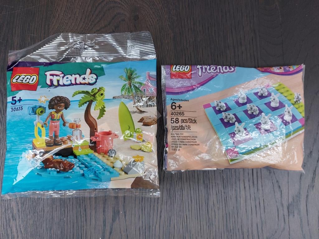Lego friends 30635 strandschoonmaak 40265 boter kaas eieren, Lego, Compleet, Friends, Ophalen of Verzenden
