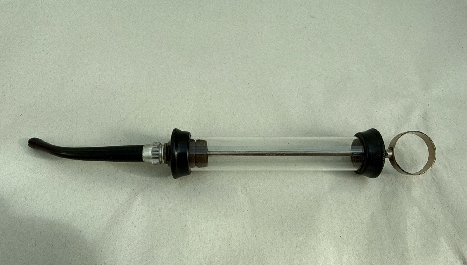 Antieke glazen klistierspuit / glycerinespuit (ca. 1900), Antiek en Kunst, Ophalen of Verzenden
