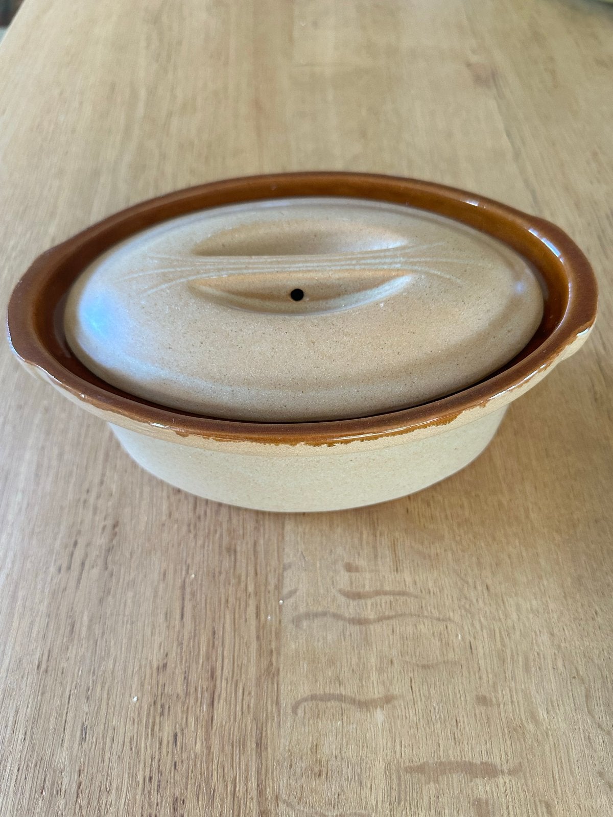 Vintage Franse paté terrine van aardewerk, Ophalen of Verzenden