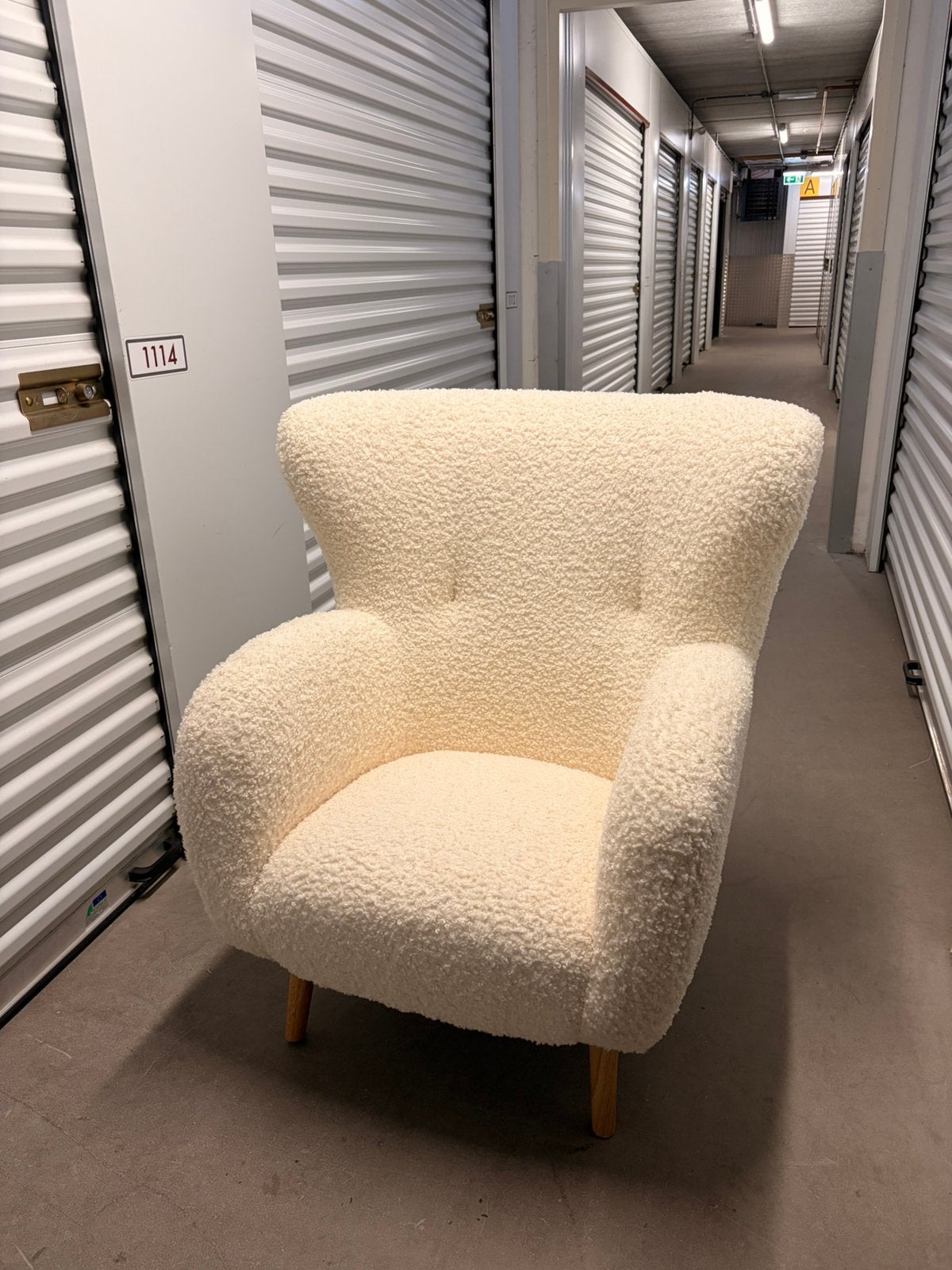 Jysk Vildsund fauteuil zo goed als nieuw, Ophalen, 75 tot 100 cm, Zo goed als nieuw, Stof