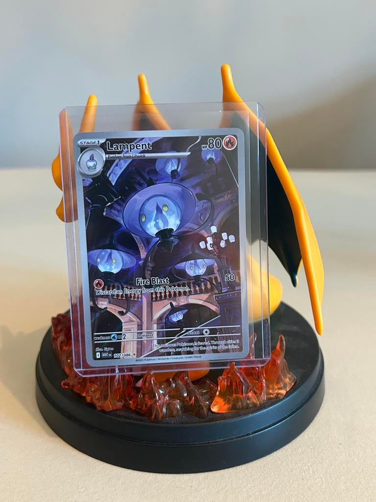 Lampent ( WHT - 102 ) white flare, Ophalen of Verzenden, Zo goed als nieuw, Losse kaart, Foil