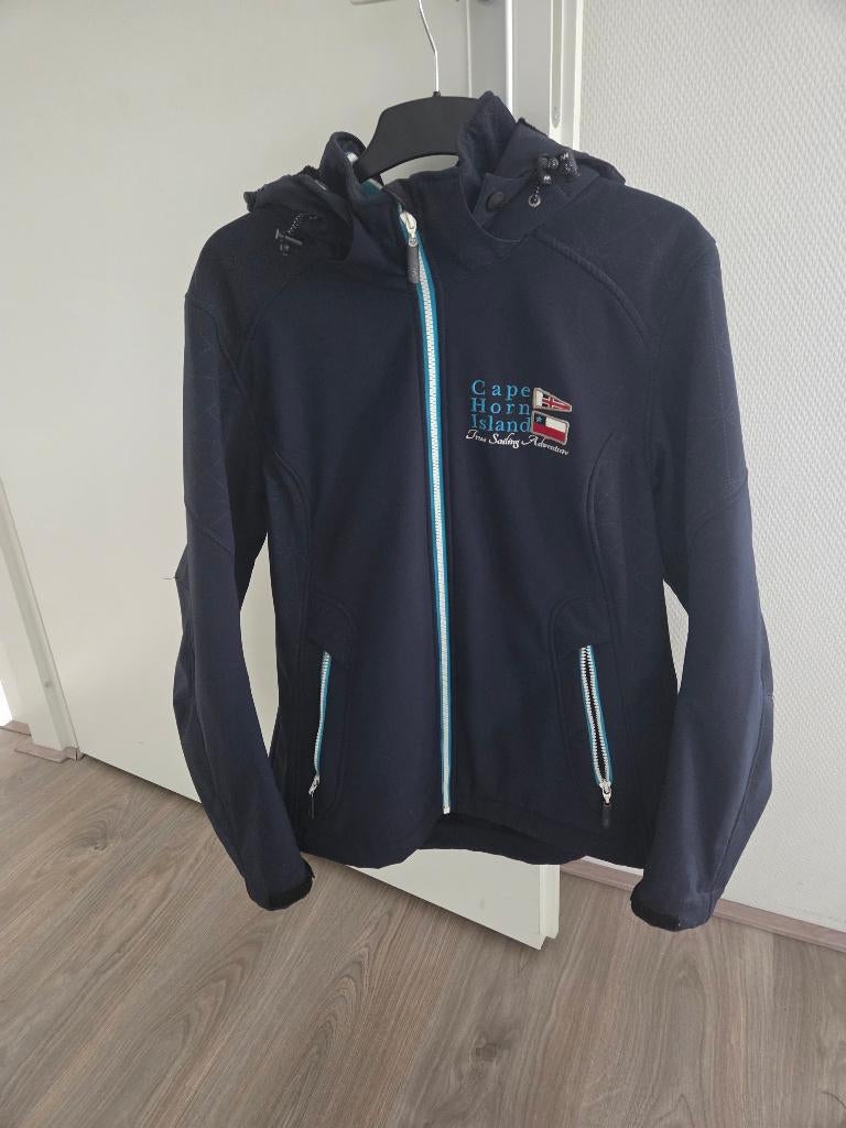 Dames jack, Ophalen, Gedragen, Maat 42/44 (L), Blauw
